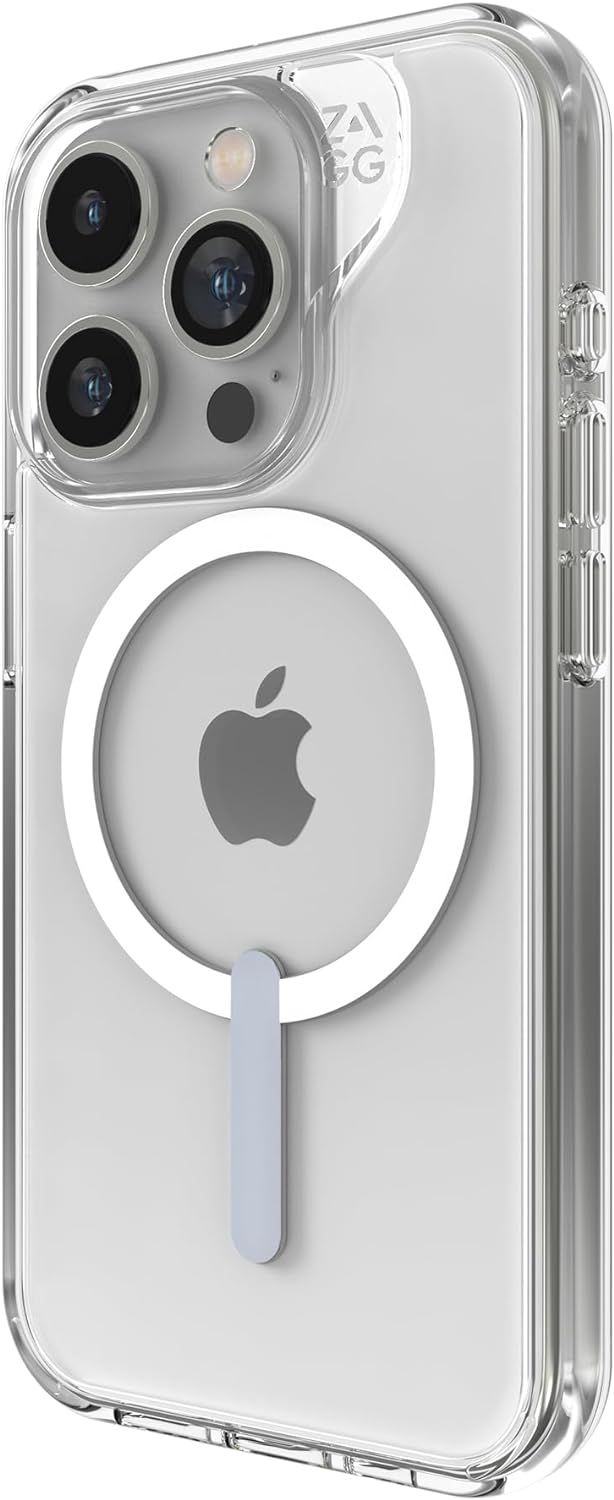 Zagg Crystal Palace Snap Phone Case for iPhone 15 Pro - Clear by Zagg - Image 3