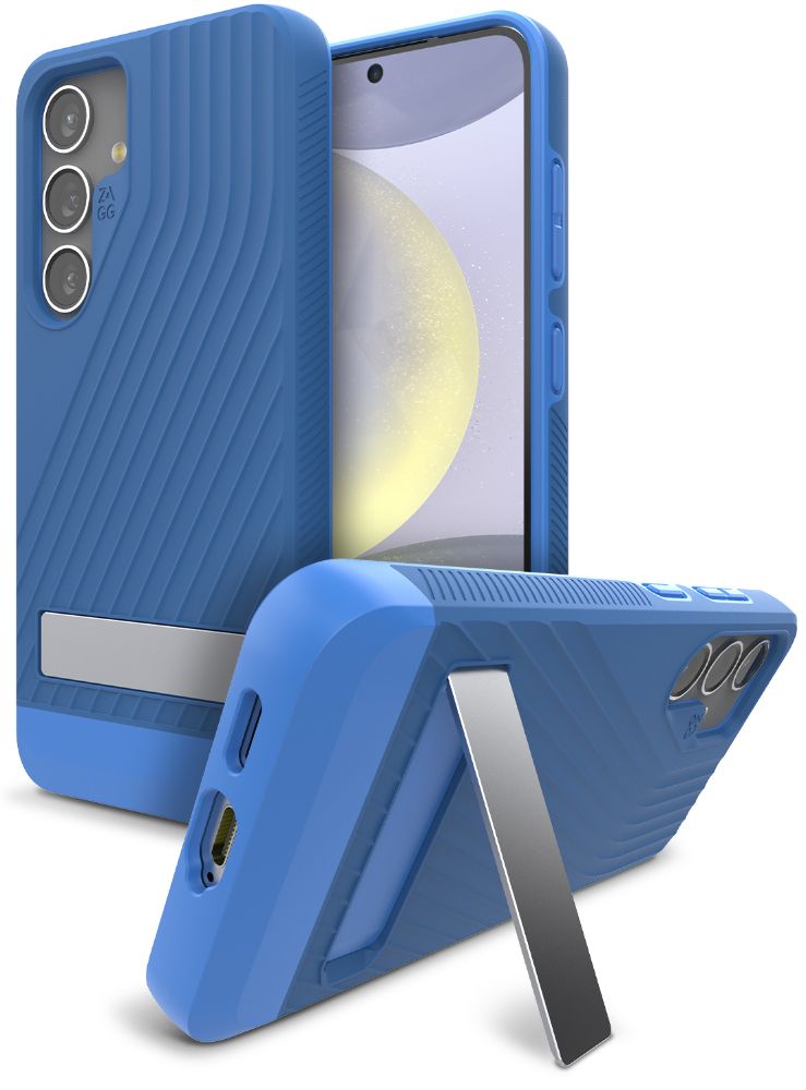 ZAGG Denali Phone Case with Stand for Samsung Galaxy S24 - Cobalt Blue - Brand New by ZAGG - Refurbished - Brand New condition - US$14.42