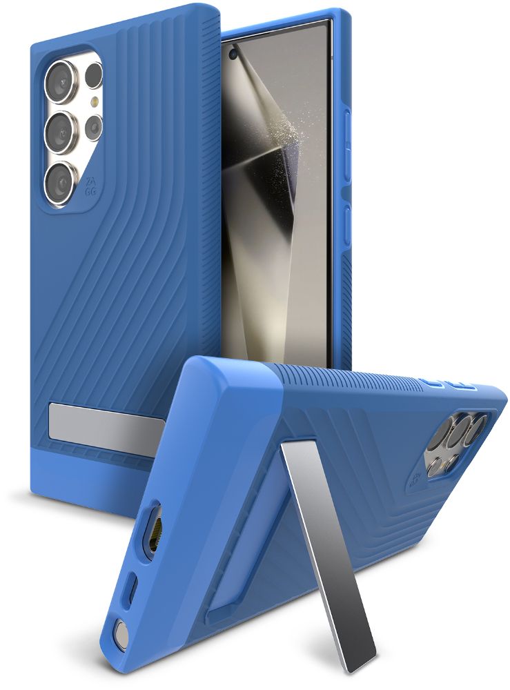 ZAGG Denali Phone Case with Stand for Samsung Galaxy S24 Ultra - Cobalt Blue - Brand New by ZAGG - Refurbished - Brand New condition - US$25.24