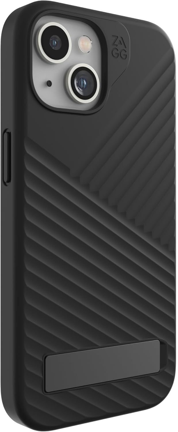 ZAGG Denali Snap with Kickstand Phone Case for iPhone 15 - Black by ZAGG - Refurbished - Brand New condition - US$30.99