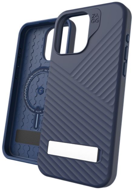 Zagg Denali Snap with Kickstand Phone Case for iPhone 15 Pro - Navy by Zagg - Refurbished - Brand New condition - US$61.49