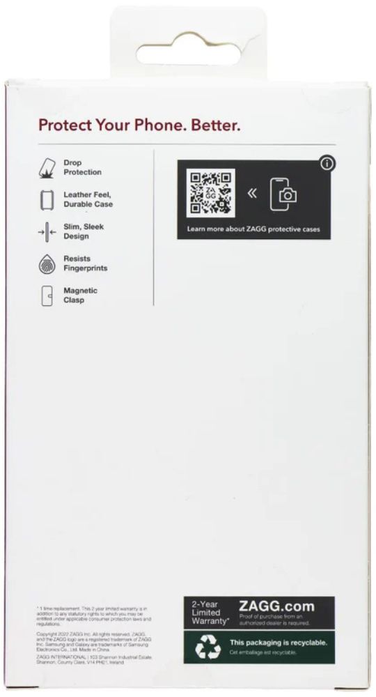 ZAGG Folio Phone Case for Samsung Galaxy A13 - Black by ZAGG - Refurbished - Brand New condition - Image 2