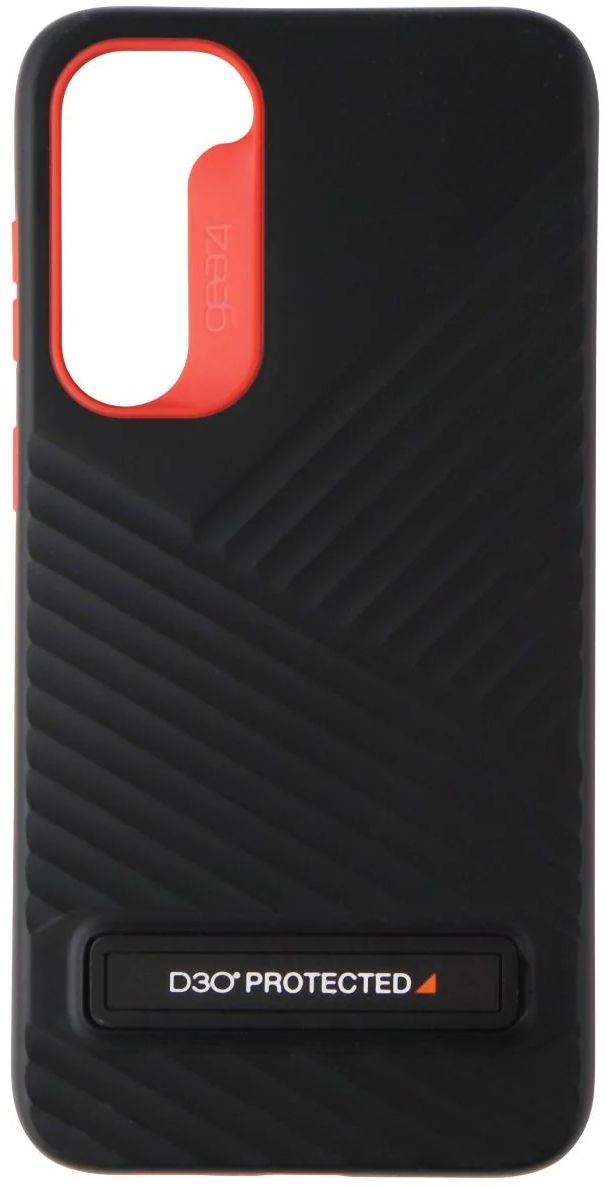 Zagg Gear4 Battersea Kickstand Phone Case for Samsung Galaxy S23+ - Black/Red by Zagg - Refurbished - Brand New condition - US$8.78