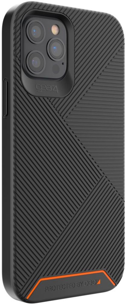 ZAGG Gear4 Battersea Series Phone Case for Apple iPhone 12 mini - Black/Orange by ZAGG - Refurbished - Brand New condition - Image 2