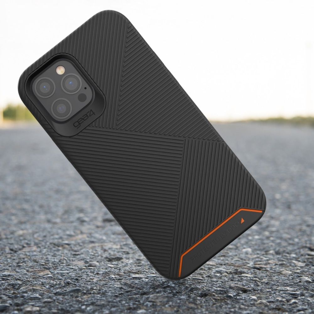 ZAGG Gear4 Battersea Series Phone Case for Apple iPhone 12 mini - Black/Orange by ZAGG - Refurbished - Brand New condition - Image 7