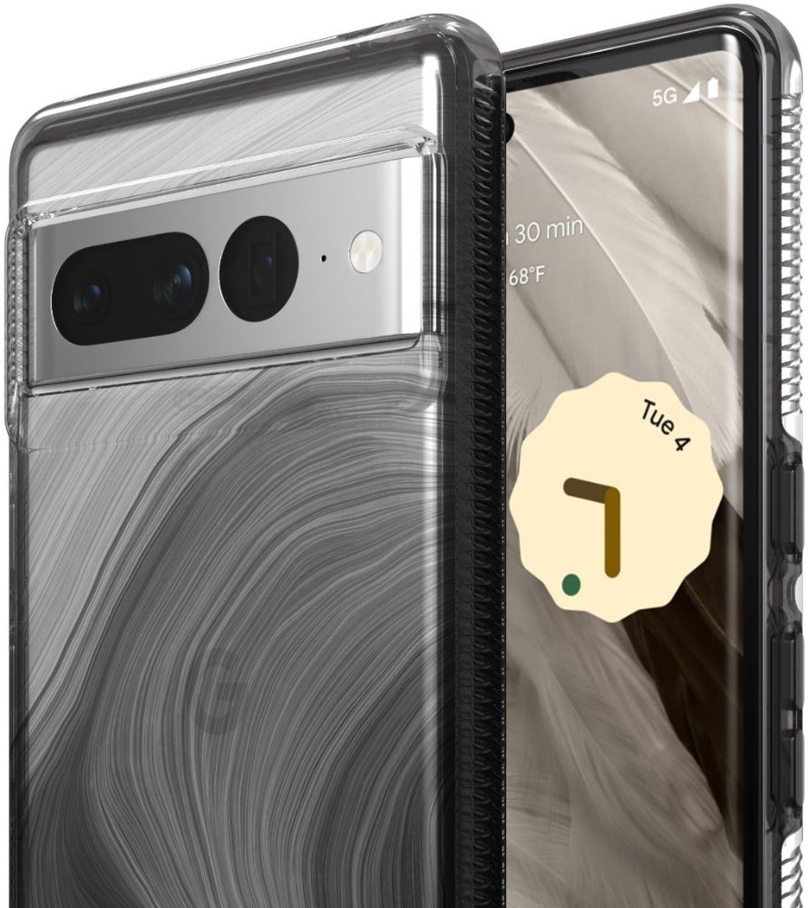 ZAGG Gear4 Milan Ombre Phone Case for Google Pixel 7 Pro - Black Swirl by ZAGG - Refurbished - Brand New condition - Image 3