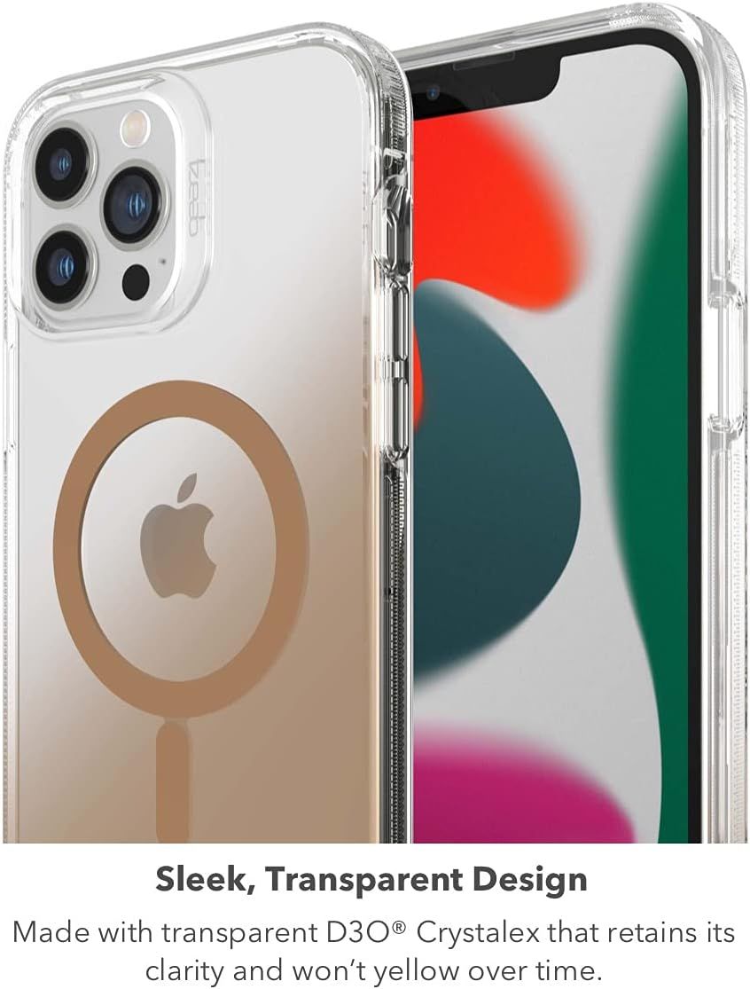 ZAGG Gear4 Milan Snap Phone Case for iPhone 13 Pro Max - Gold by ZAGG - Refurbished - Brand New condition - Image 3