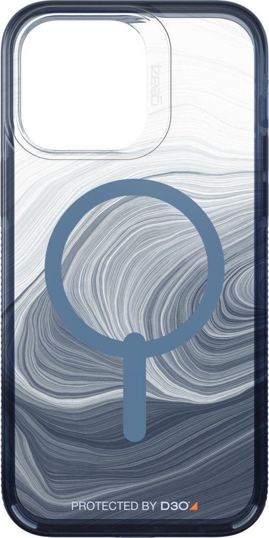 ZAGG Gear4 Milan Snap Phone Case with Magsafe for iPhone 14 Pro Max - Blue Swirl by ZAGG - Refurbished - Brand New condition - CA$45.98