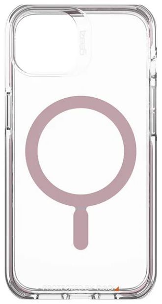 Zagg Gear4 Piccadilly Snap Phone Case for iPhone 13 Pro Max - Clear/Pink by Zagg - Refurbished - Good condition - US$20.98