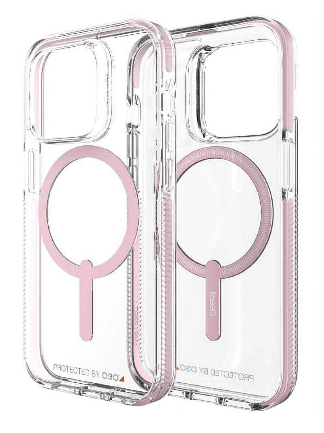 Zagg Gear4 Piccadilly Snap Phone Case for iPhone 14 Pro - Pink/Clear by Zagg - Image 2