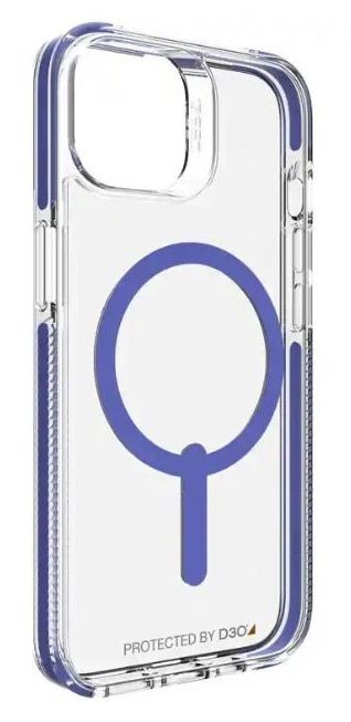 Zagg Gear4 Piccadilly Snap Phone Case with Magsafe for iPhone 14 Plus - Periwinkle/Clear by Zagg - Image 4