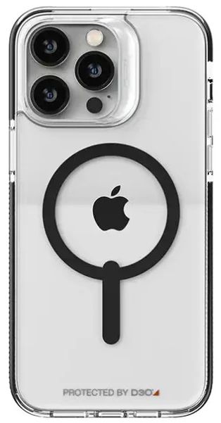 Zagg Gear4 Piccadilly Snap Phone Case with Magsafe for iPhone 14 Pro Max - Clear/Black by Zagg - Refurbished - Brand New condition - US$20.98