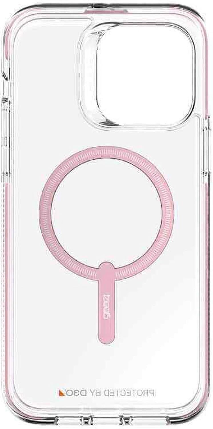 Zagg Gear4 Piccadilly Snap Phone Case with Magsafe for iPhone 14 Pro Max - Clear/Pink by Zagg - Refurbished - Brand New condition - Image 3