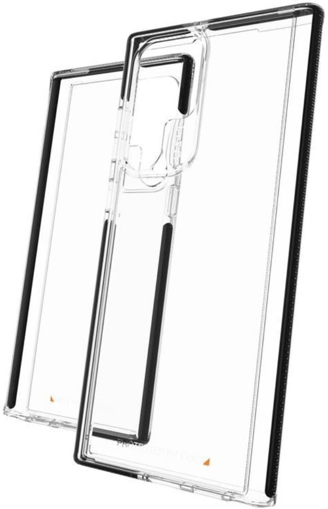 ZAGG Gear4 Santa Cruz Phone Case for Samsung Galaxy S22 Ultra - Clear/Black by ZAGG - Refurbished - Brand New condition - US$10.42