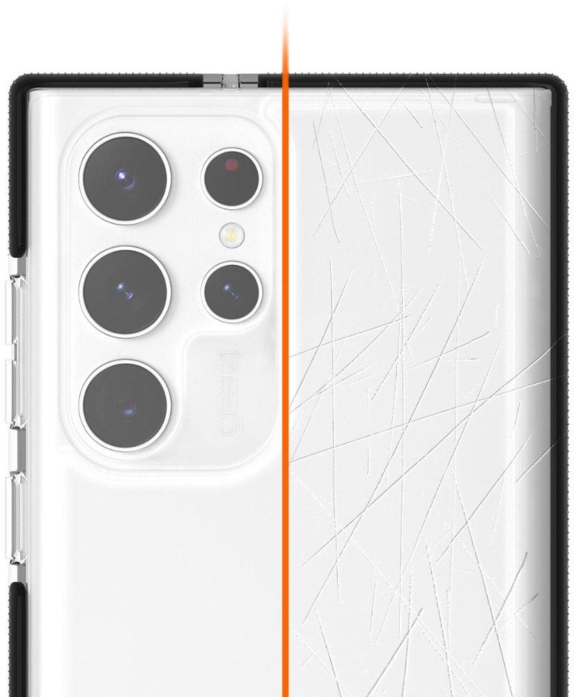 ZAGG Gear4 Santa Cruz Phone Case for Samsung Galaxy S22 Ultra - Clear/Black by ZAGG - Refurbished - Brand New condition - Image 5
