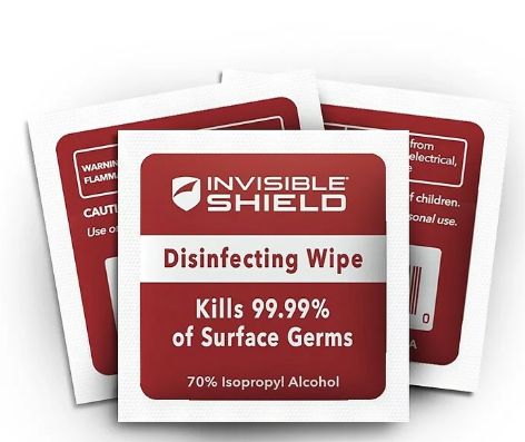 Zagg Invisible Shield Disinfecting Wipes Pack (25 Wipes) - White by Zagg - Refurbished - Brand New condition - Image 2