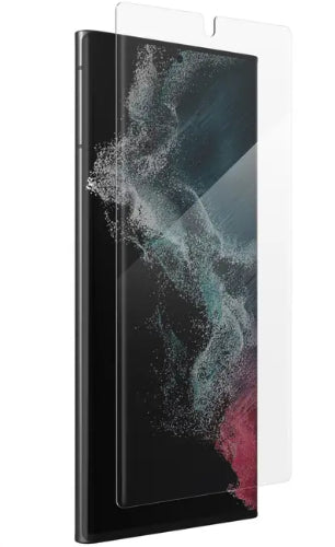 Zagg InvisibleShield Fusion Curve with D3O Screen Protector for Galaxy S22 Ultra - Clear by Zagg - Refurbished - Brand New condition - US$30.98