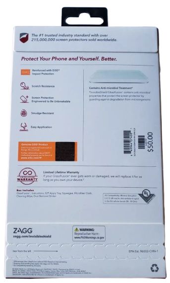 Zagg Invisible Shield Fusion+ D30 Screen Protector for iPhone 12 Pro Max - Clear by Zagg - Image 2