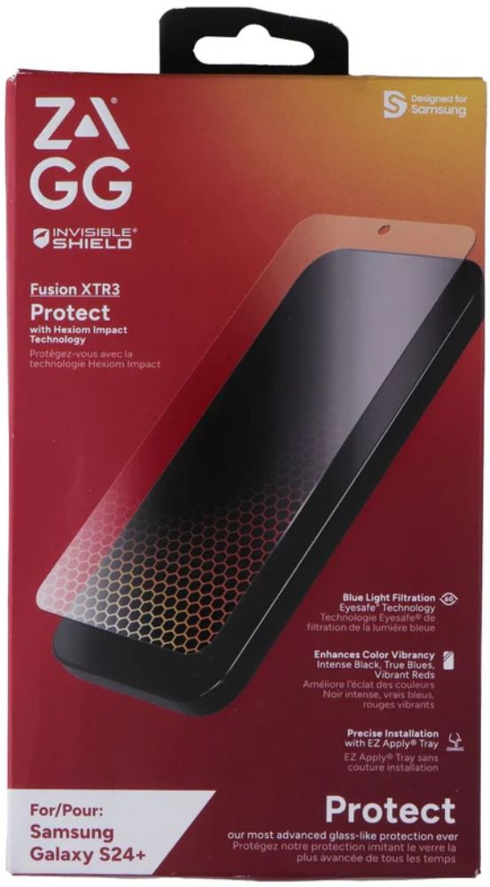 ZAGG Invisible Shield Fusion XTR3 Screen Protector for Samsung Galaxy S24+ - Clear by ZAGG - Refurbished - Like New condition - Image 3