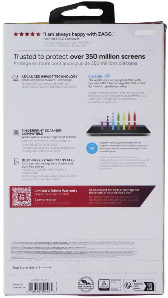 ZAGG Invisible Shield Fusion XTR3 Screen Protector for Samsung Galaxy S24+ - Clear by ZAGG - Refurbished - Like New condition - Image 4