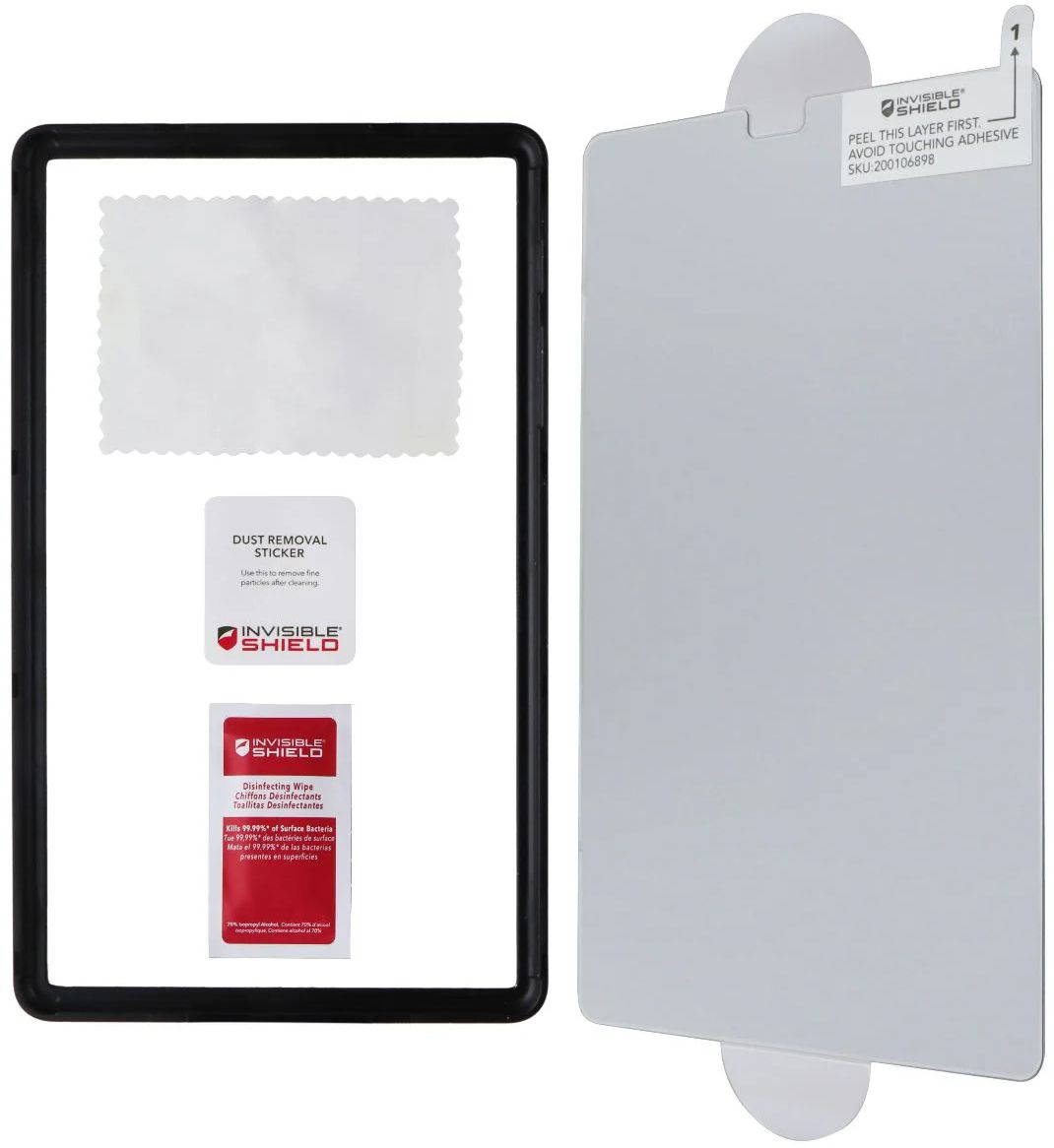 Zagg InvisibleShield Glass Elite VisionGuard+ Screen Protector for TCL Tab 8 - Clear by Zagg - Image 3
