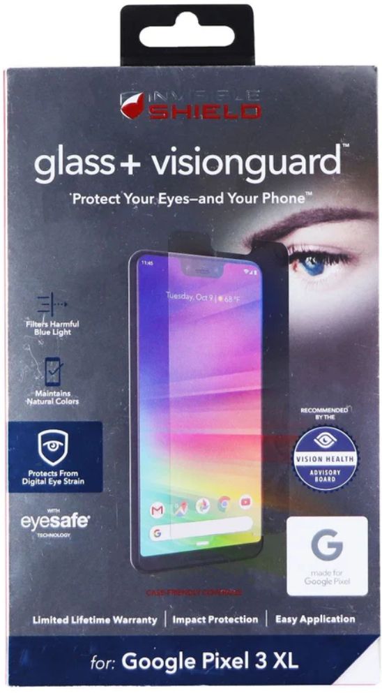 ZAGG Invisible Shield Glass+ VisionGuard Screen Protector for Google Pixel 3 XL - Clear by ZAGG - Refurbished - Brand New condition - Image 2