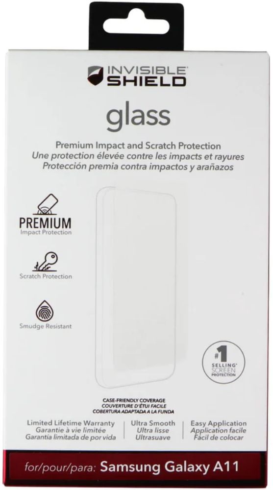 ZAGG InvisibleShield Glass Screen Protector for Samsung Galaxy A11 - Clear by ZAGG - Refurbished - Brand New condition - US$13.93