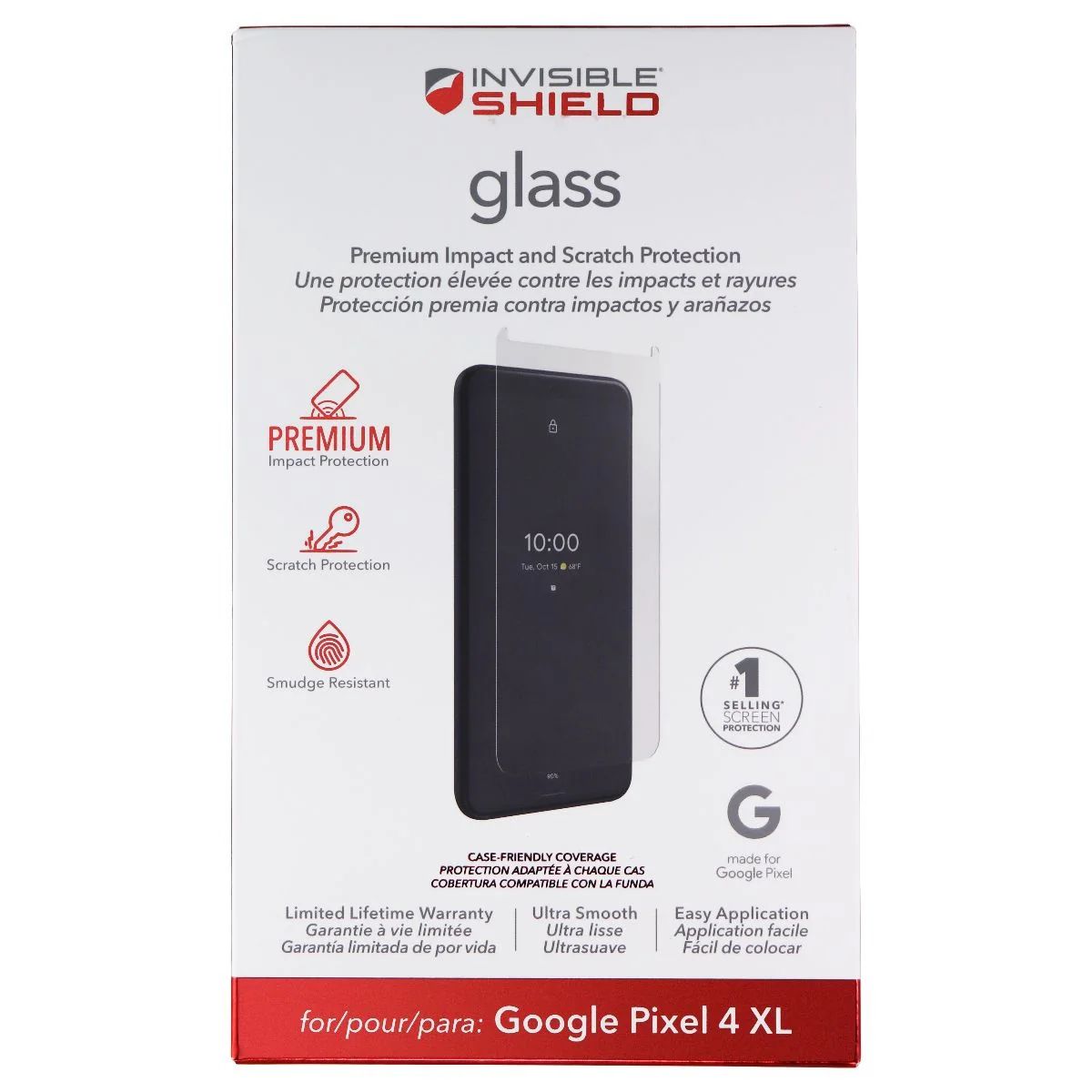 ZAGG Invisible Shield (Glass) Tempered Glass for Google Pixel 4 XL - Clear by Zagg - Refurbished - Brand New condition - US$9.08