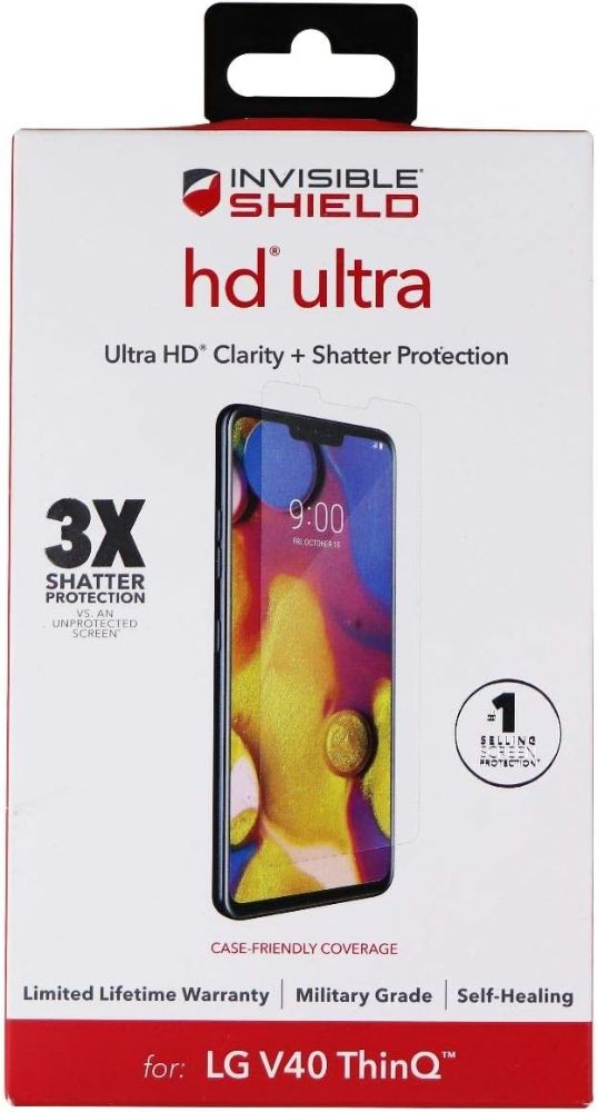 ZAGG Invisible Shield HD Ultra Clarity Screen Protector for LG V40 ThinQ - Clear by ZAGG - Refurbished - Brand New condition - Image 2