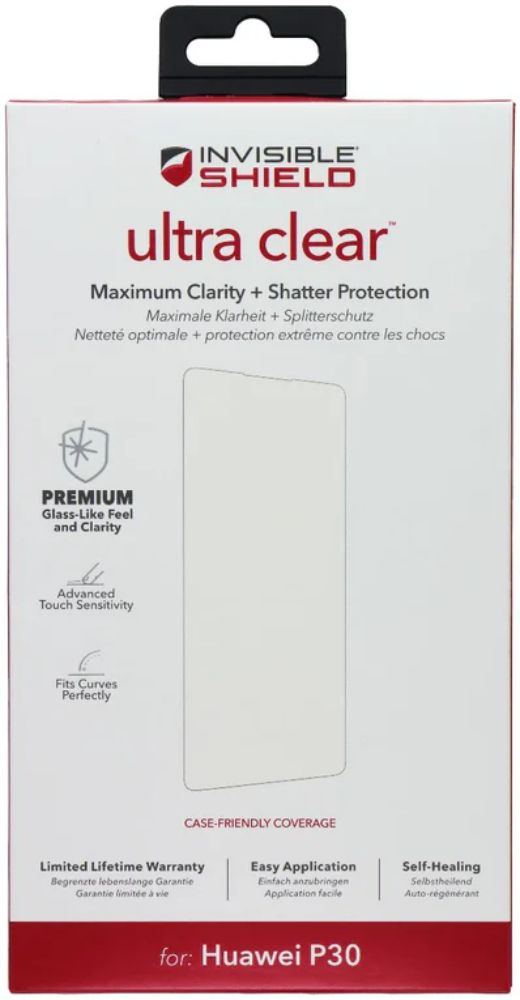 ZAGG InvisibleShield Ultra Clear Screen Protector for Huawei P30 - Clear by ZAGG - Refurbished - Brand New condition - US$8.78