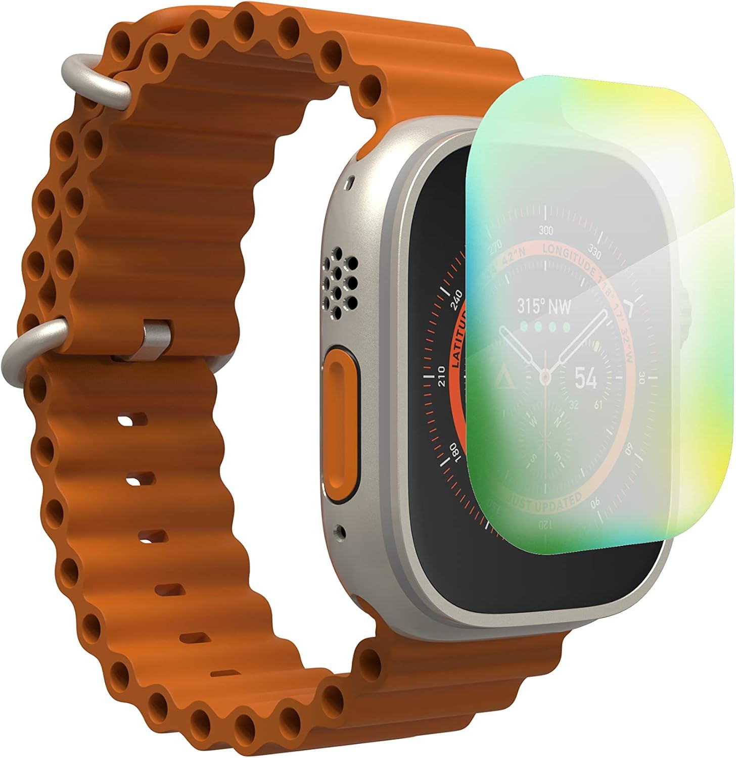 ZAGG InvisibleShield Ultra Eco Screen Protector for Apple Watch Ultra (49mm) - Clear by ZAGG - Refurbished - Brand New condition - US$10.03