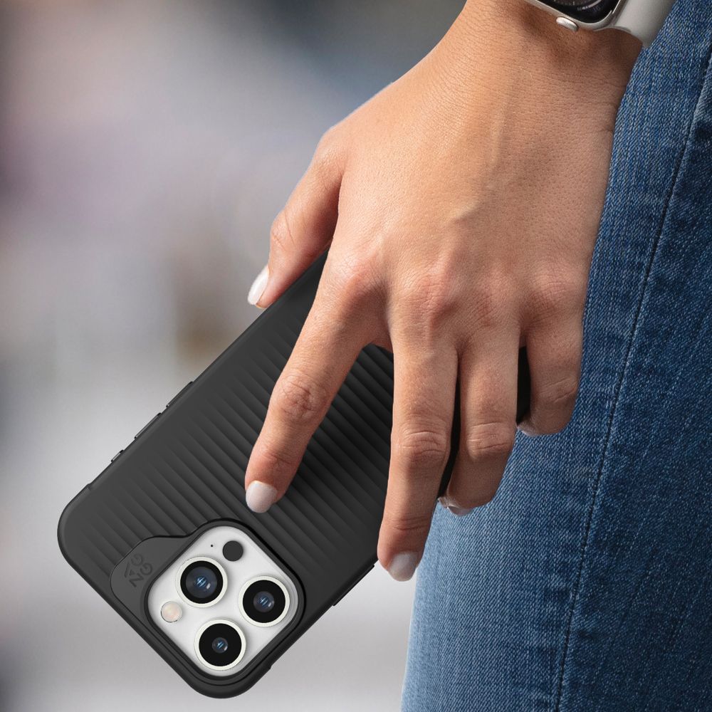 ZAGG Luxe Series Snap Phone Case with MagSafe for iPhone 15 Pro - Black by ZAGG - Refurbished - Brand New condition - Image 4