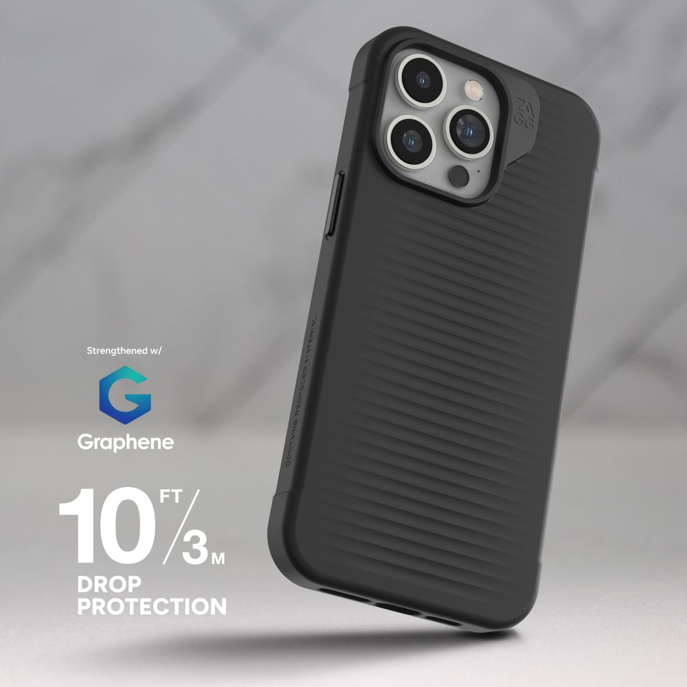 ZAGG Luxe Series Snap Phone Case with MagSafe for iPhone 15 Pro - Black by ZAGG - Refurbished - Brand New condition - Image 5
