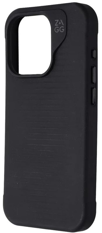 Zagg Luxe Series Snap Phone Case with MagSafe for iPhone 15 Plus - Matte Black by Zagg - Refurbished - Premium condition - US$8.78