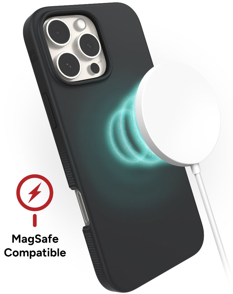 ZAGG Manhattan Snap Series Phone Case with MagSafe for iPhone 16 Pro Max - Black - Brand New by ZAGG - Image 4