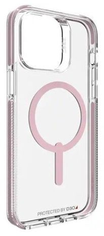 Zagg Piccadilly Snap Phone Case for iPhone 15 Plus - Clear/Pink by Zagg - Refurbished - Brand New condition - US$20.98
