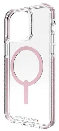 Zagg Piccadilly Snap Phone Case for iPhone 15 Plus - Clear/Pink by Zagg - Image 2