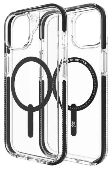 Zagg Piccadilly Snap Phone Case for iPhone 15 Pro - Clear/Black by Zagg - Image 4