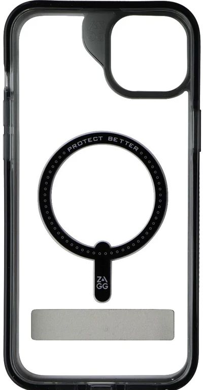 Zagg Santa Cruz Snap Kickstand Phone Case with MagSafe for iPhone 15 Plus - Black by Zagg - Refurbished - Very Good condition - Image 3