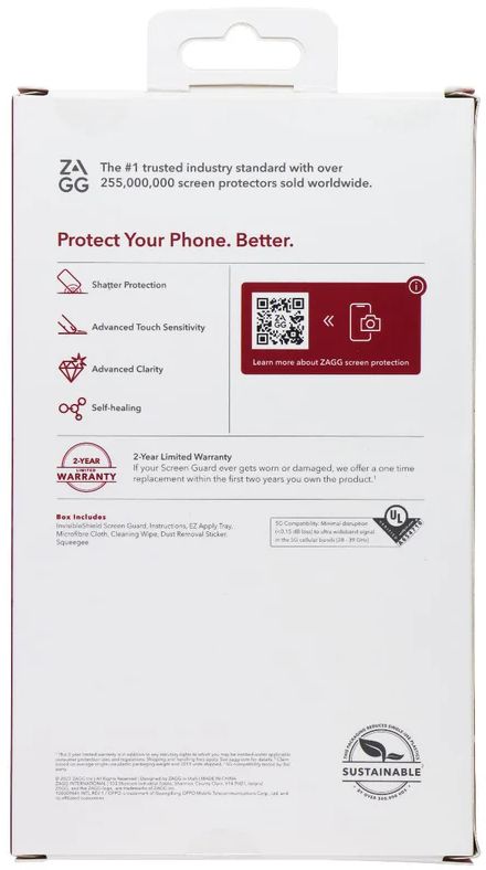 Zagg Screen Guard Screen Protector for Oppo Find X5 5G - Clear by Zagg - Refurbished - Brand New condition - Image 2