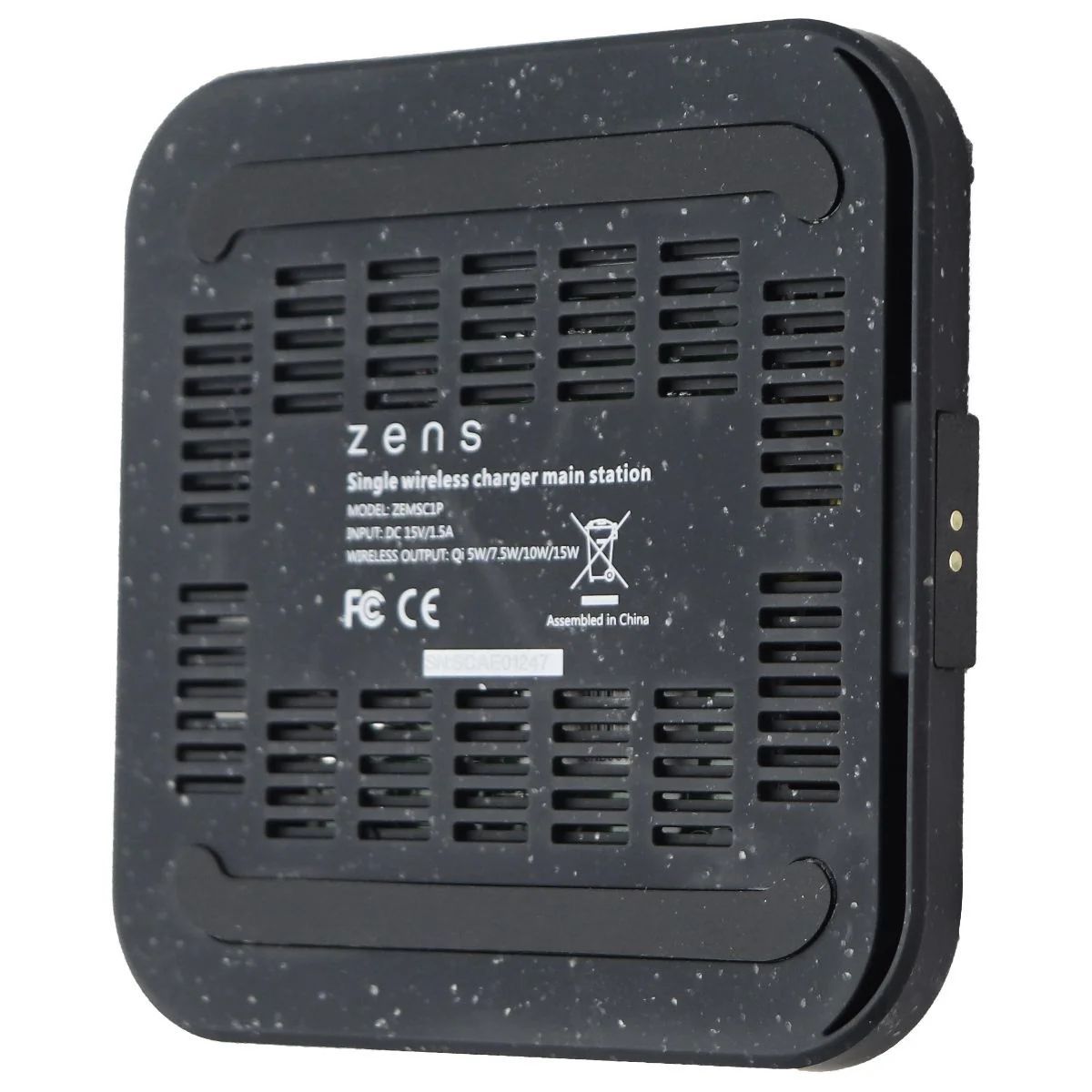Zens Modular Series Single Wireless Charger 15W + 65W Power Adapter - Black by Zens - Image 2