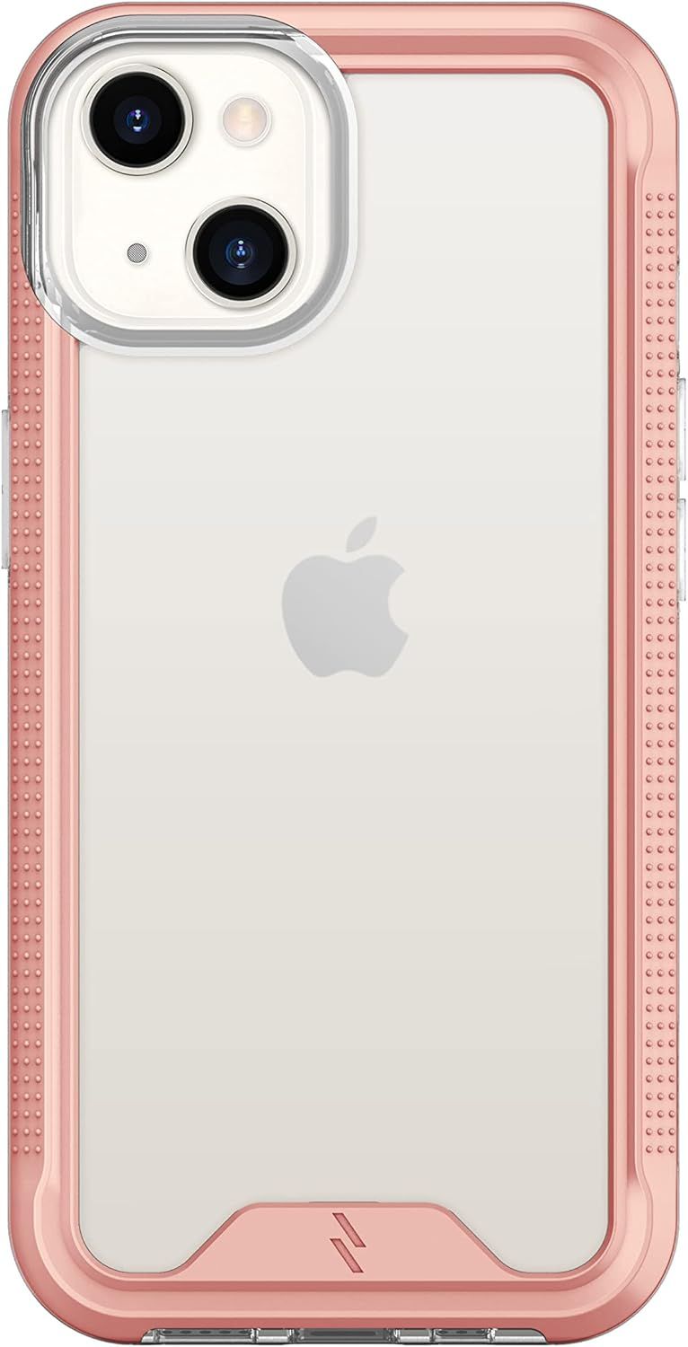 Zizo Ion Series Phone Case for iPhone 13 - Rose Gold/Clear by Zizo - Refurbished - Brand New condition - US$9.48