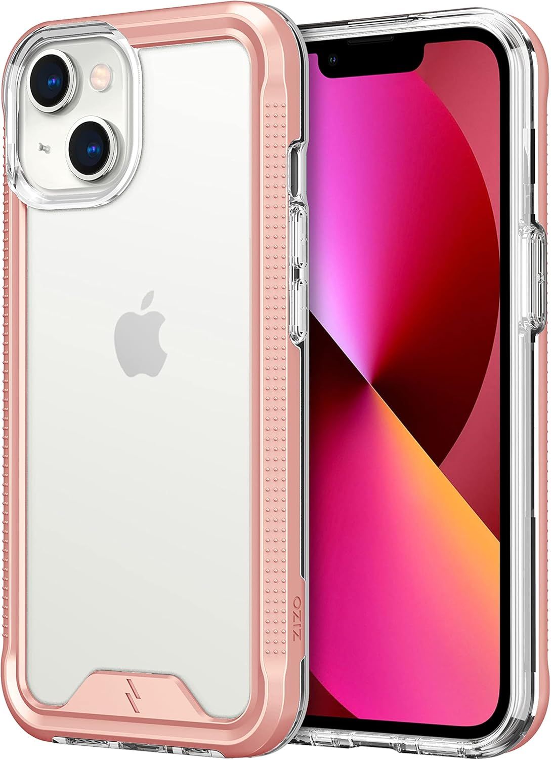 Zizo Ion Series Phone Case for iPhone 13 - Rose Gold/Clear by Zizo - Refurbished - Brand New condition - Image 5
