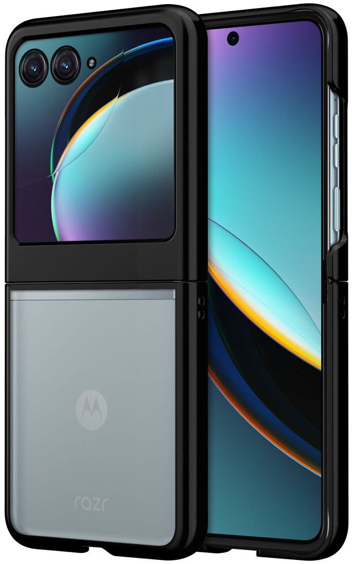 Zizo Refine Series Phone Case for Motorola Moto Razr (2024) - Black/Clear by Zizo - Refurbished - Brand New condition - Image 2