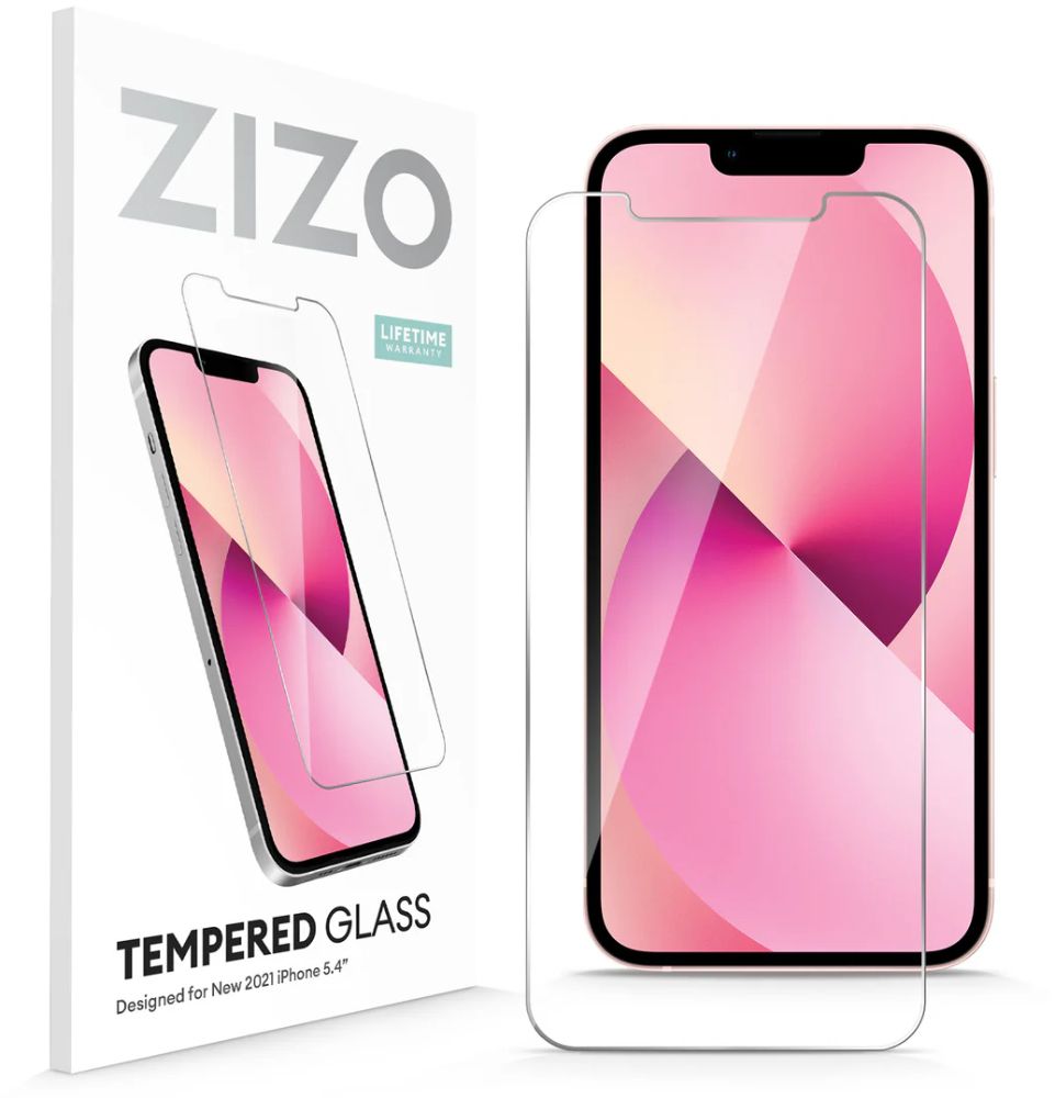 ZIZO Tempered Glass Screen Protector for iPhone 13 mini - Transparent - Brand New by ZIZO - Refurbished - Brand New condition - US$8.78