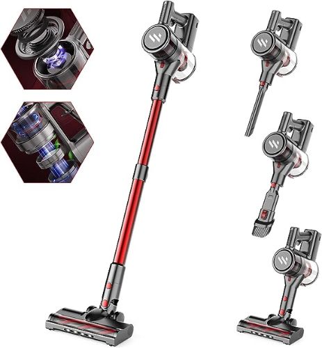 ZokerLife A11 2200mAh Stick Cordless Vacuum Cleaner - Red by ZokerLife - Refurbished - Very Good condition - US$103.51